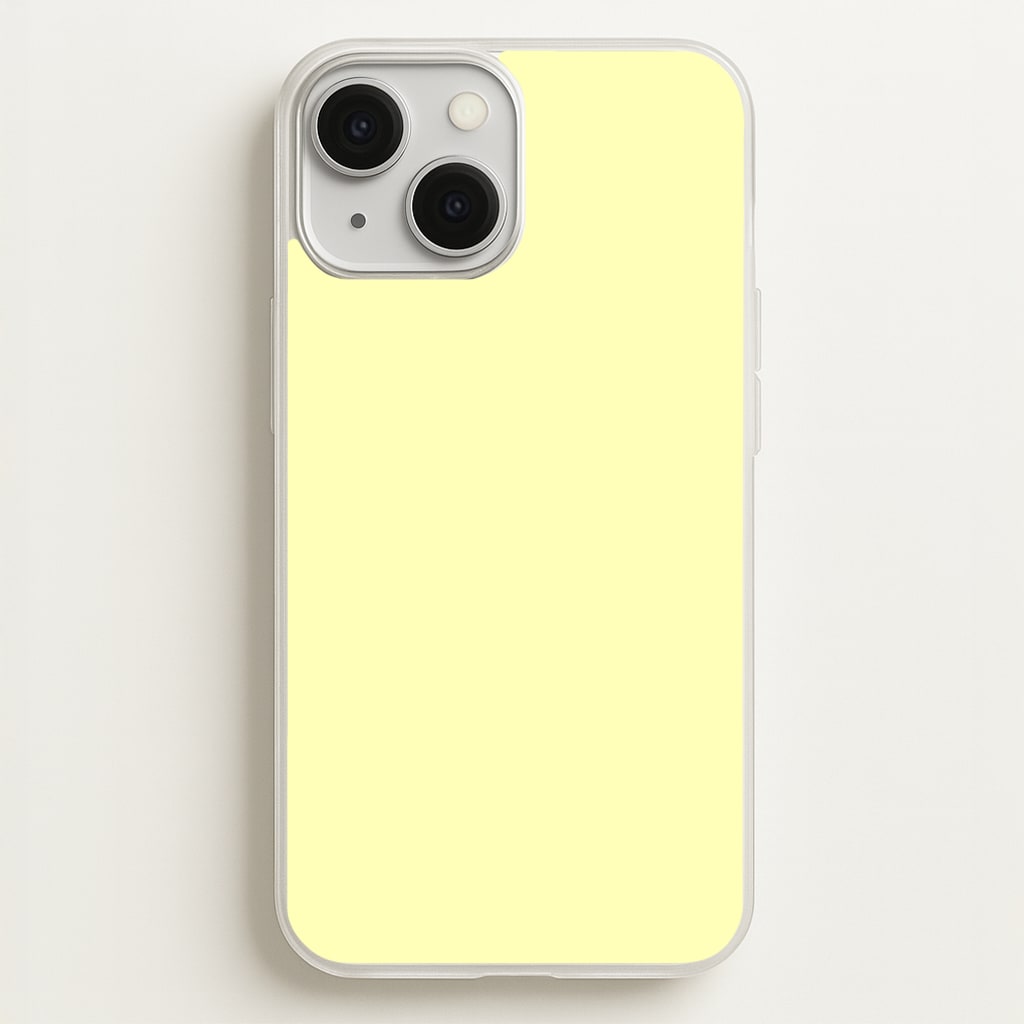 Back To Casics - Pretty Pastels - Plain Yellow - Plain Phone Case for iPhone 13 Mini