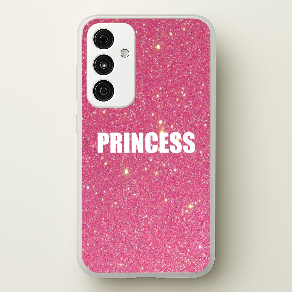 Glittery Pink Princess - Phone Case for Galaxy A35