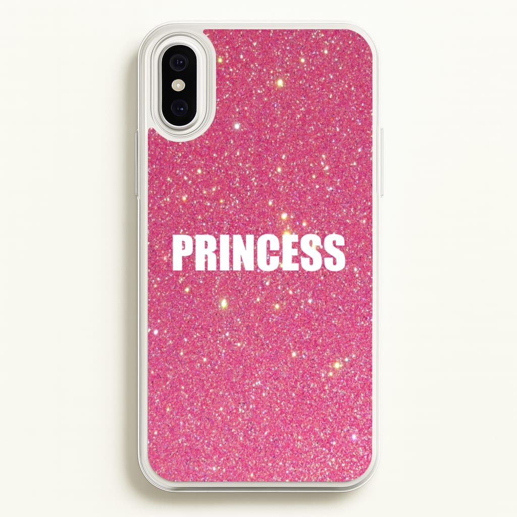 Glittery Pink Princess - Phone Case for iPhone XS Max