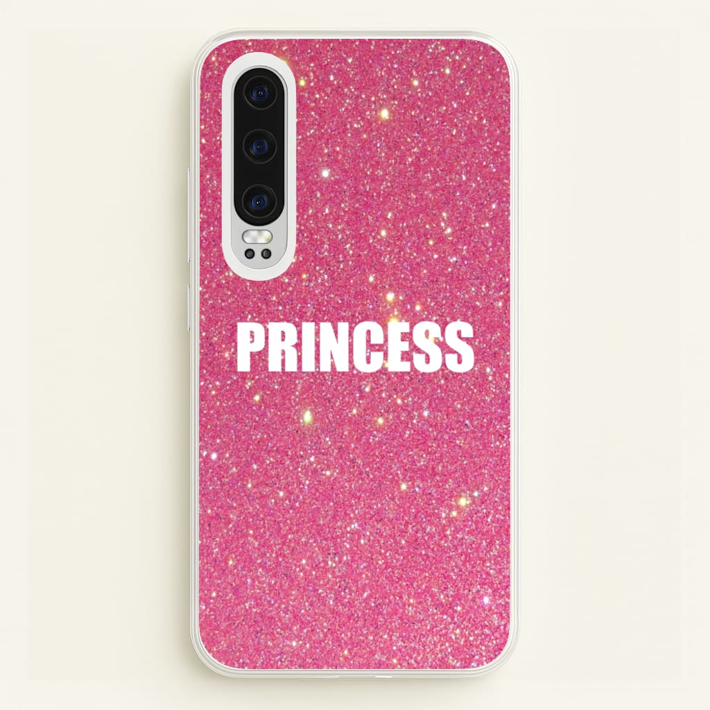 Glittery Pink Princess - Phone Case for Huawei P30