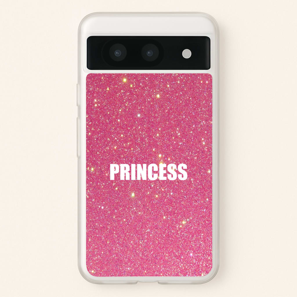 Glittery Pink Princess - Phone Case for Google Pixel 8a