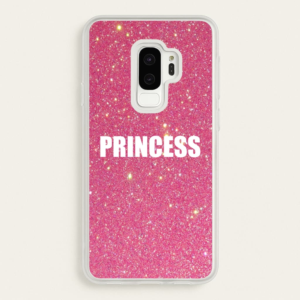 Glittery Pink Princess - Phone Case for Galaxy S9 Plus