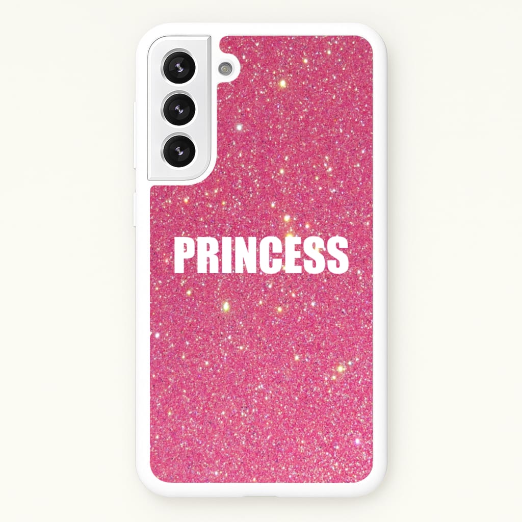 Glittery Pink Princess  -  Phone Case for Galaxy S22 Plus