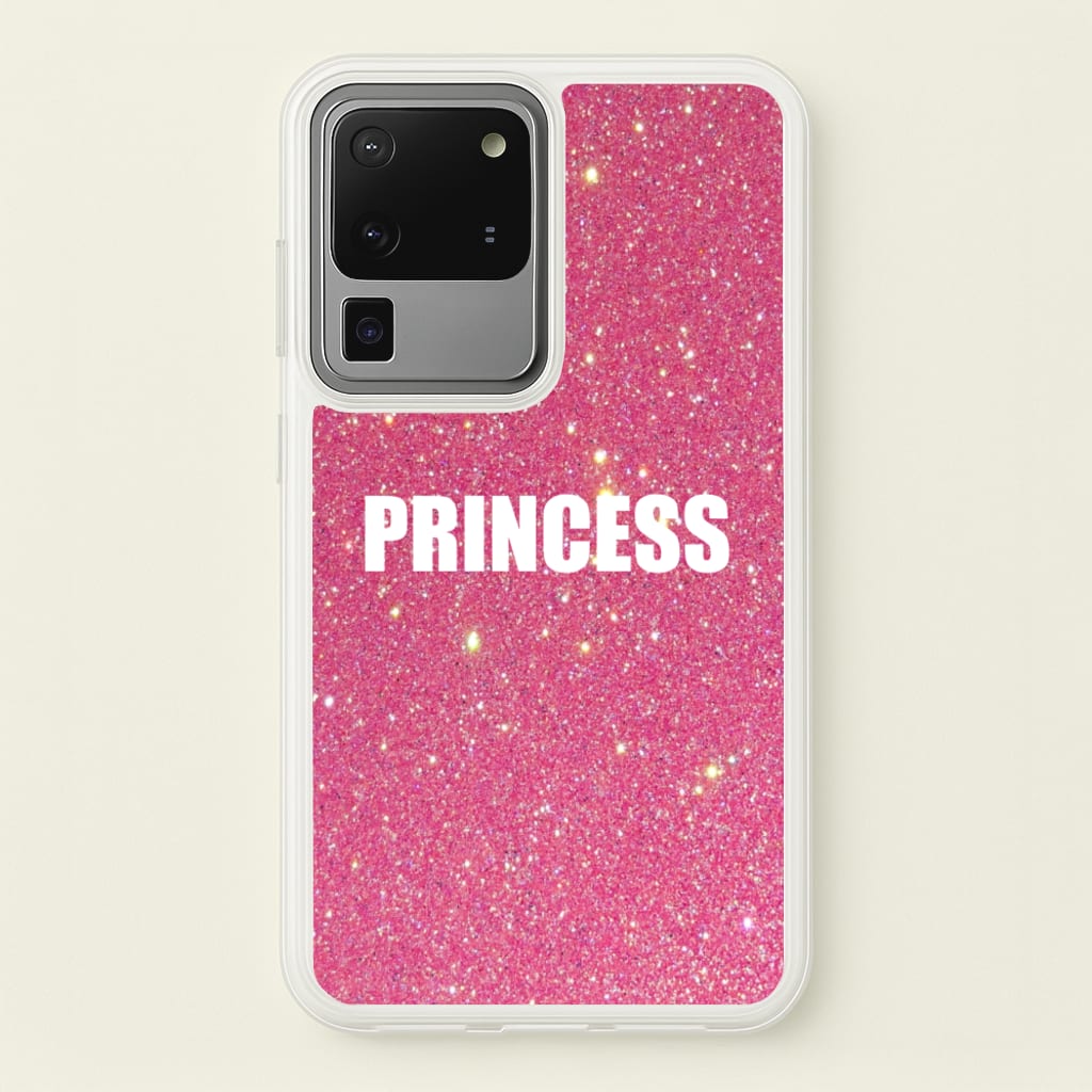 Glittery Pink Princess - Phone Case for Galaxy S20 Ultra