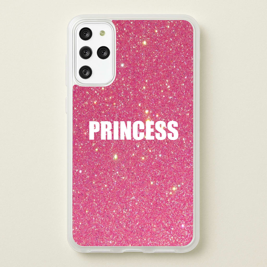 Glittery Pink Princess - Phone Case for Galaxy S20 Plus