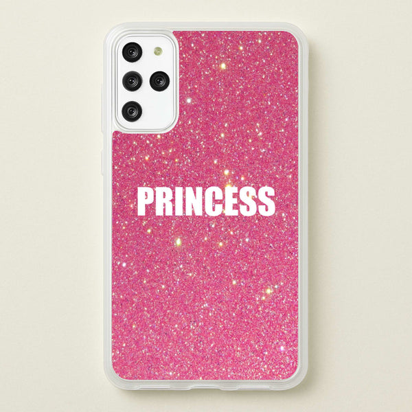 Glittery Pink Princess - Phone Case for Galaxy S20 Plus
