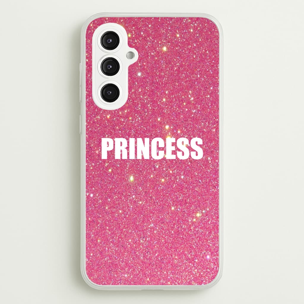 Glittery Pink Princess - Phone Case for Galaxy S23FE