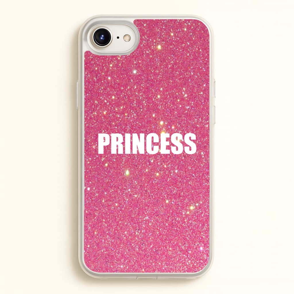 Glittery Pink Princess  -  Phone Case for iPhone 6 / 7 / 8 / SE