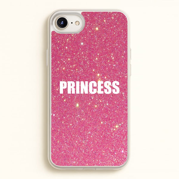 Glittery Pink Princess - Phone Case for iPhone 6 / 7 / 8 / SE