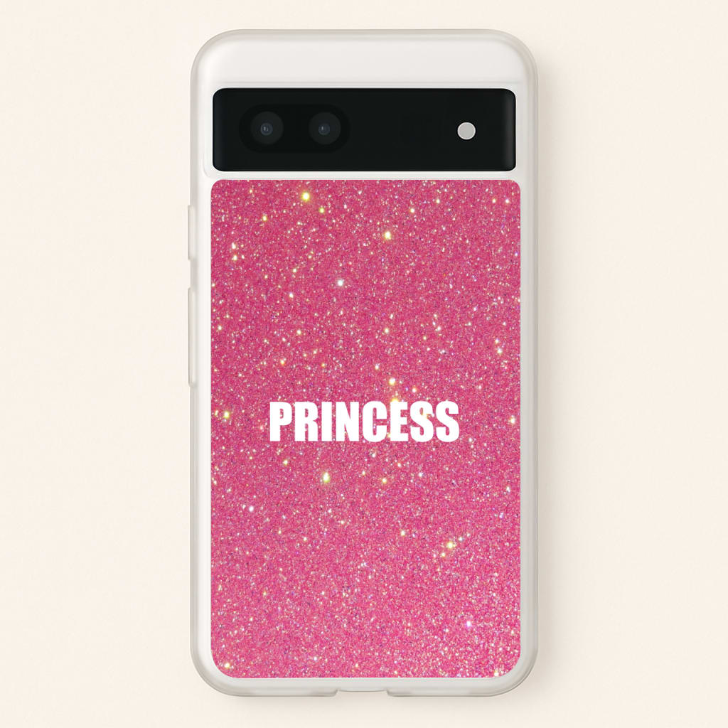 Glittery Pink Princess - Phone Case for Google Pixel 6a