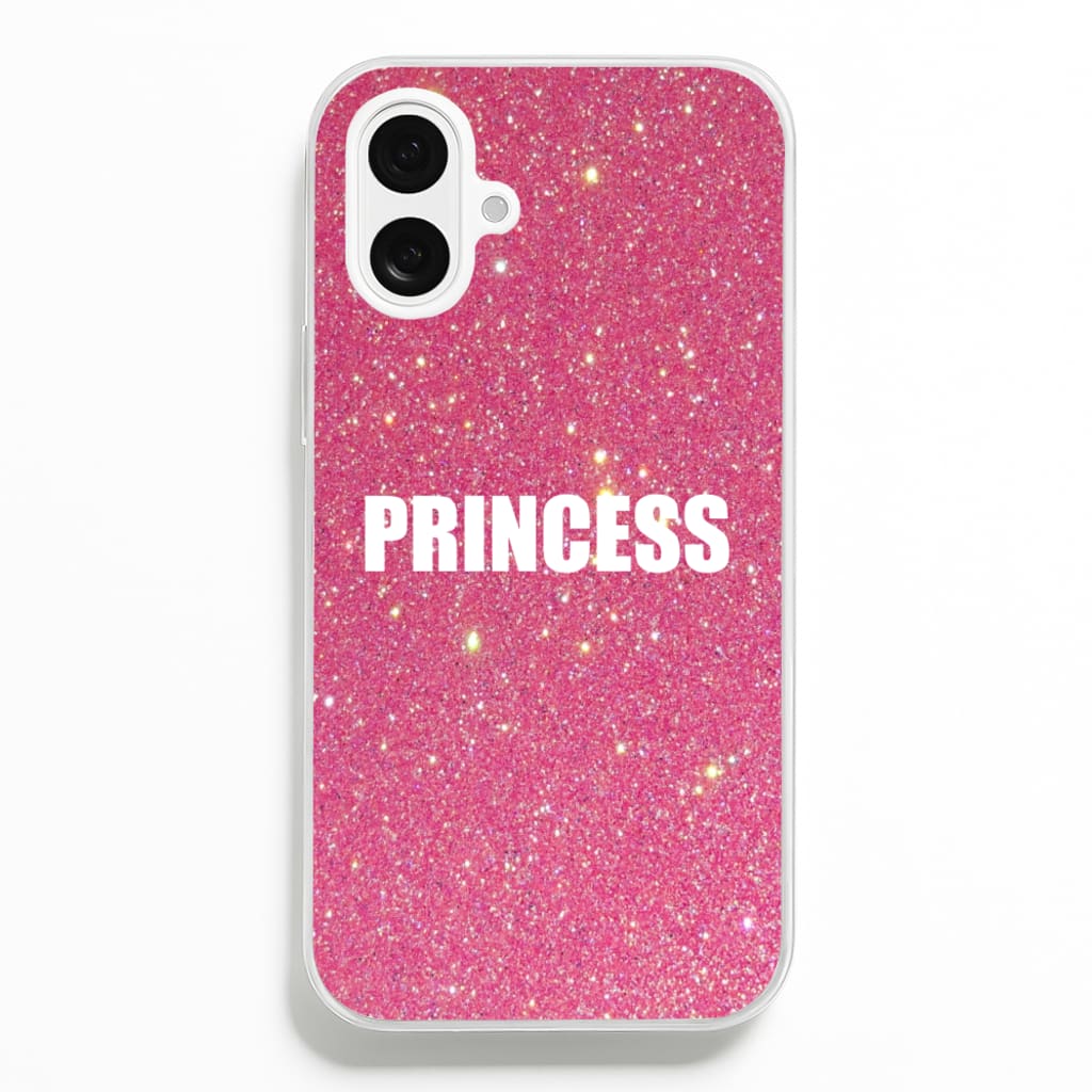 Glittery Pink Princess Phone Case