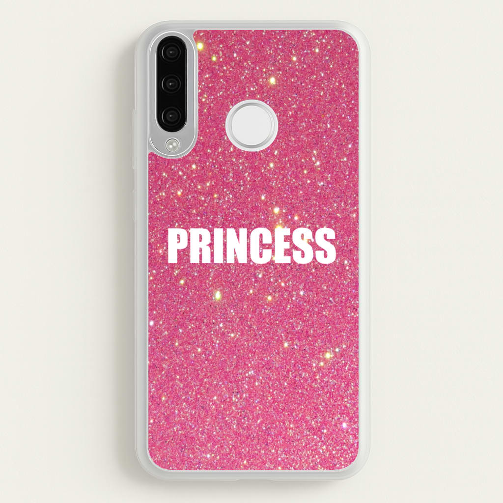 Glittery Pink Princess  -  Phone Case for Huawei P30 Lite