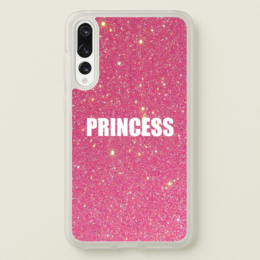 Glittery Pink Princess - Phone Case for Huawei P20 Pro