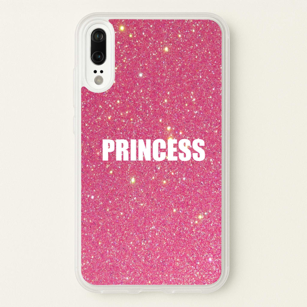 Glittery Pink Princess  -  Phone Case for Huawei P20