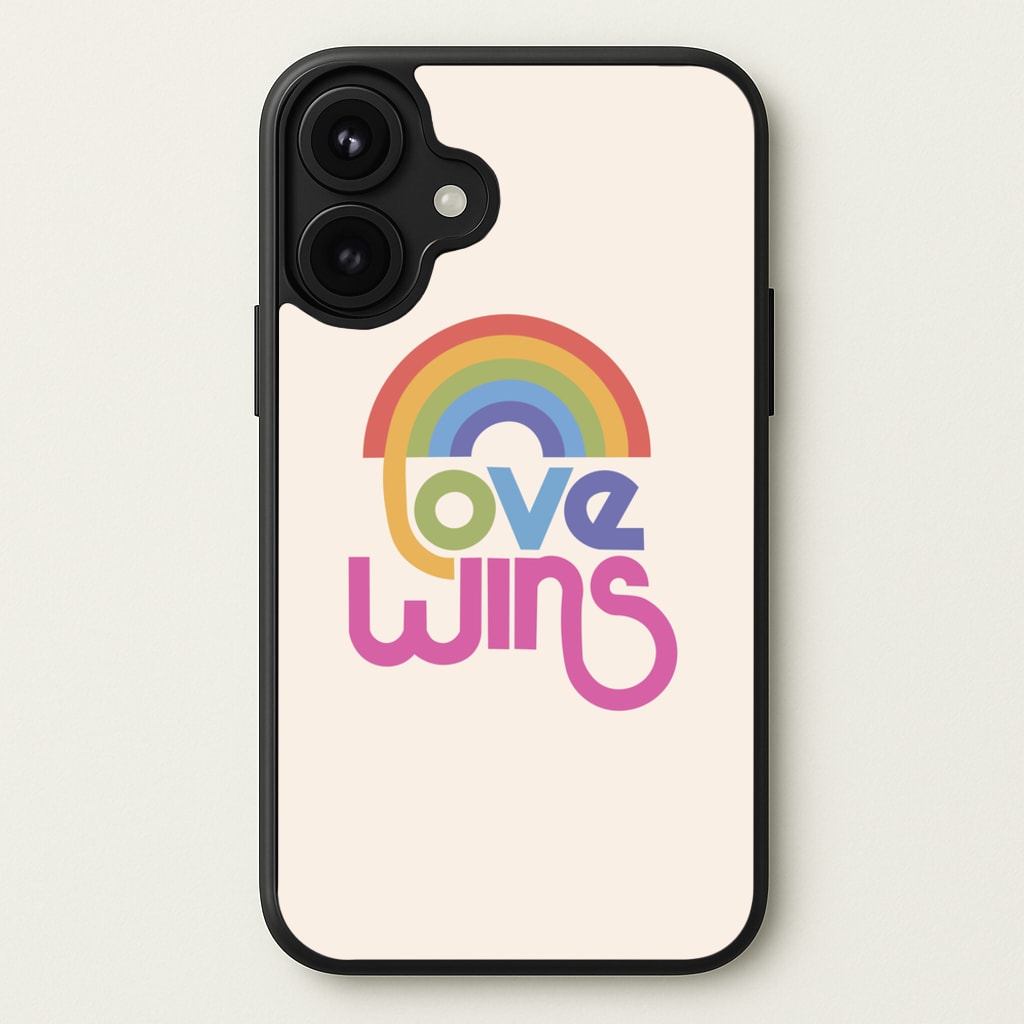Love Wins - Pride Phone Case for iPhone 17