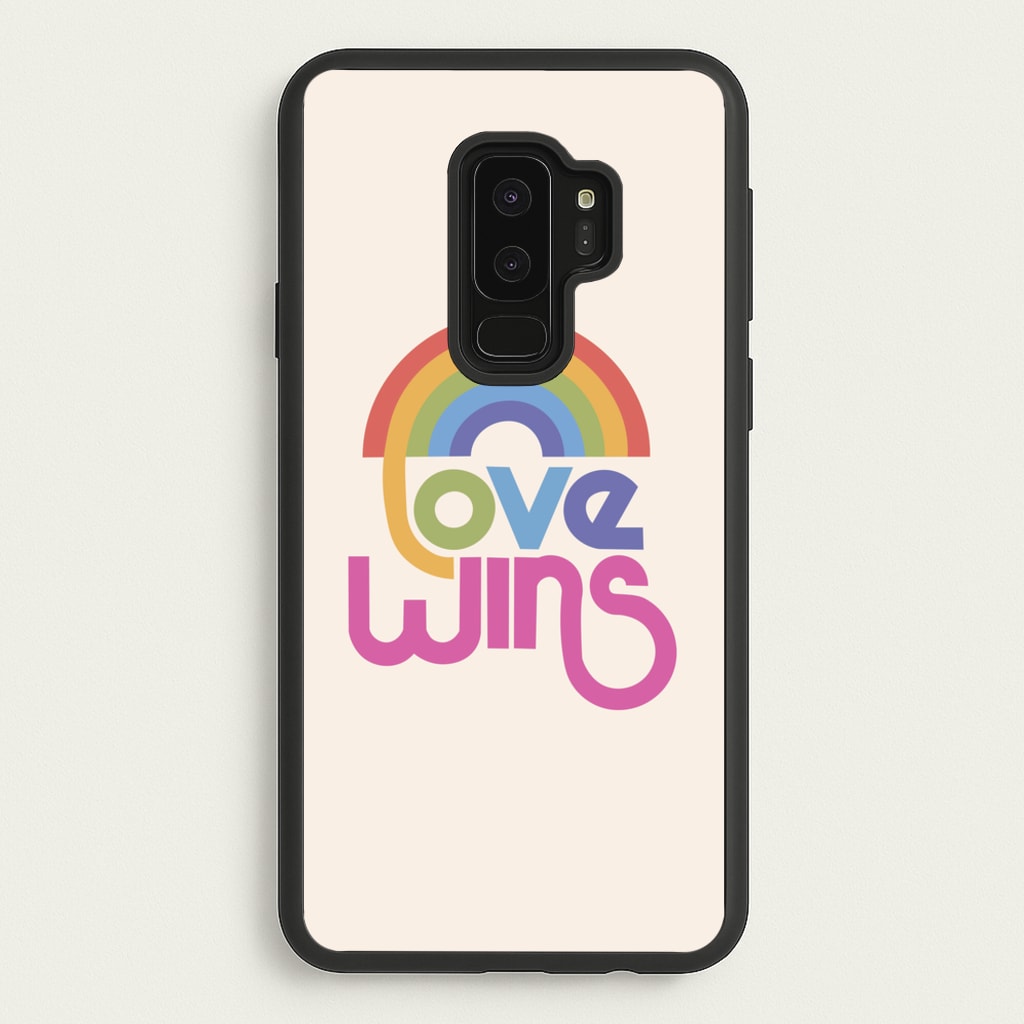 Love Wins - Pride - Pride Phone Case for Galaxy S9 Plus