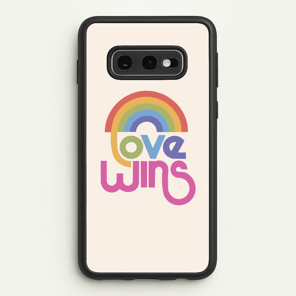 Love Wins - Pride - Pride Phone Case for Galaxy S10e