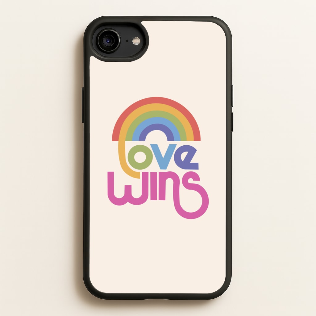 Love Wins - Pride - Pride Phone Case for iPhone 6 / 7 / 8 / SE