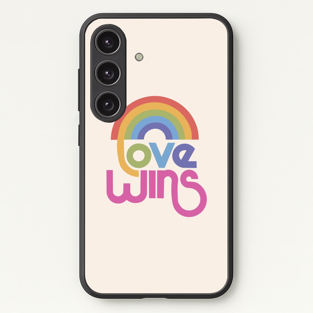 Love Wins - Pride - Pride Phone Case for Galaxy S25 Plus