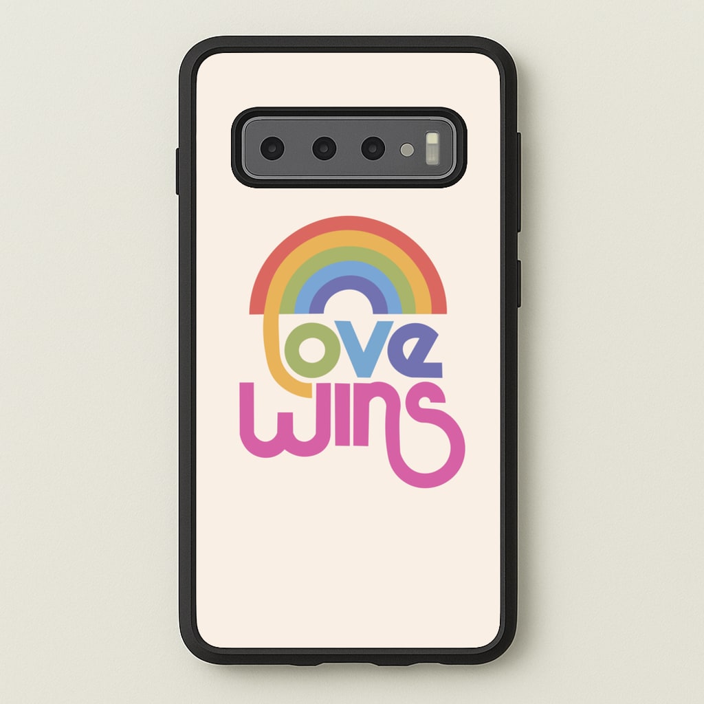 Love Wins - Pride - Pride Phone Case for Galaxy S10 Plus
