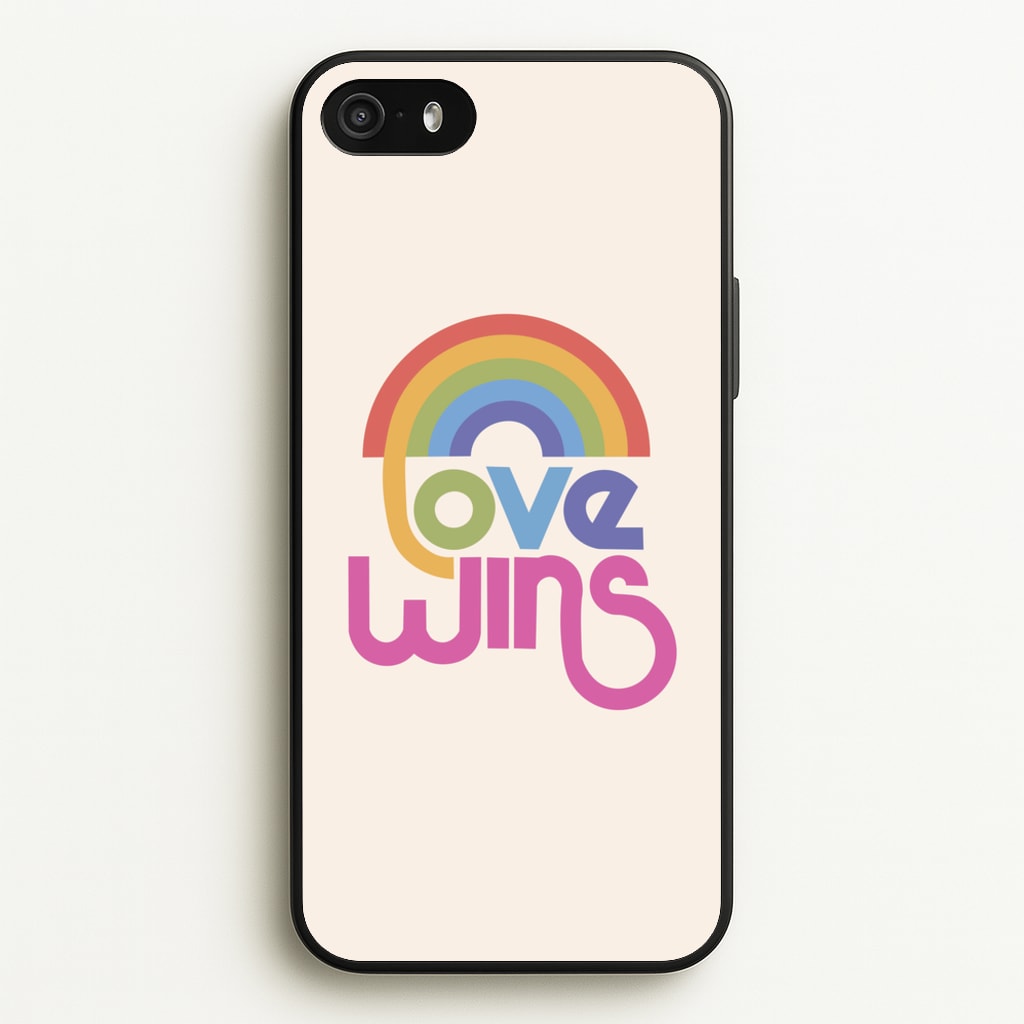 Love Wins - Pride - Pride Phone Case for iPhone 5 / 5s / SE 2016