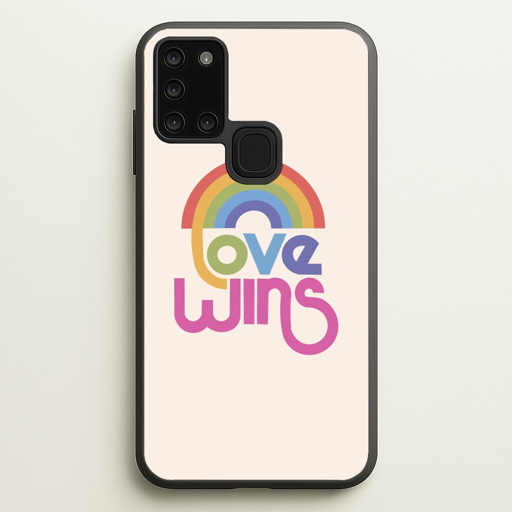 Love Wins - Pride - Pride Phone Case for Galaxy A21s