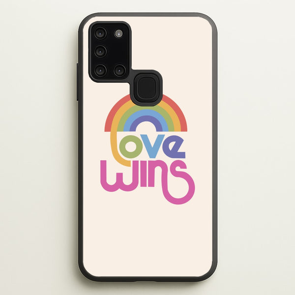Love Wins - Pride - Pride Phone Case for Galaxy A21s