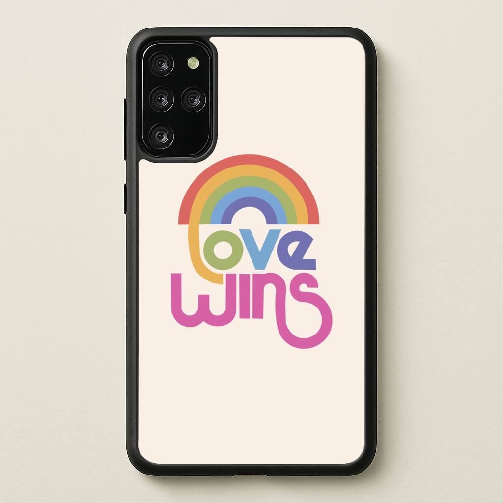 Love Wins - Pride - Pride Phone Case for Galaxy S20 Plus
