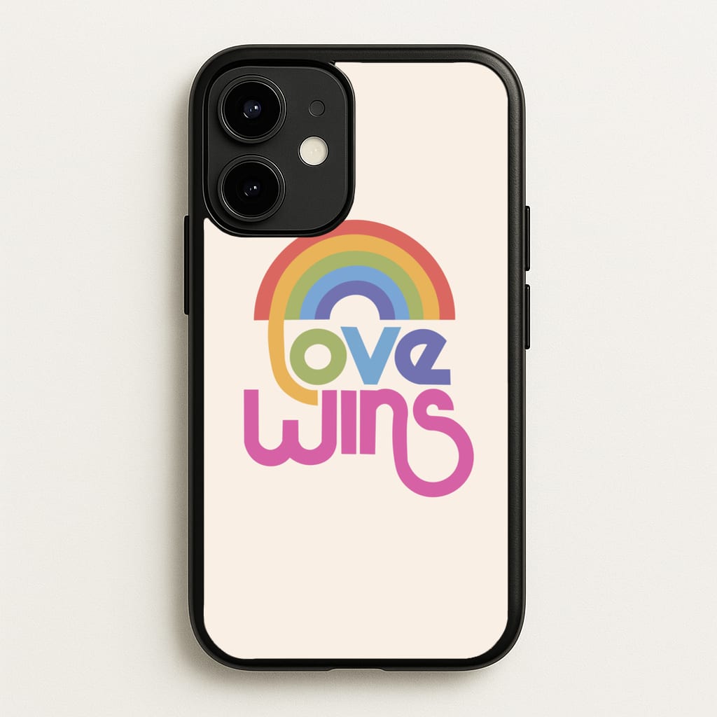Love Wins - Pride - Pride Phone Case for iPhone 12 Mini