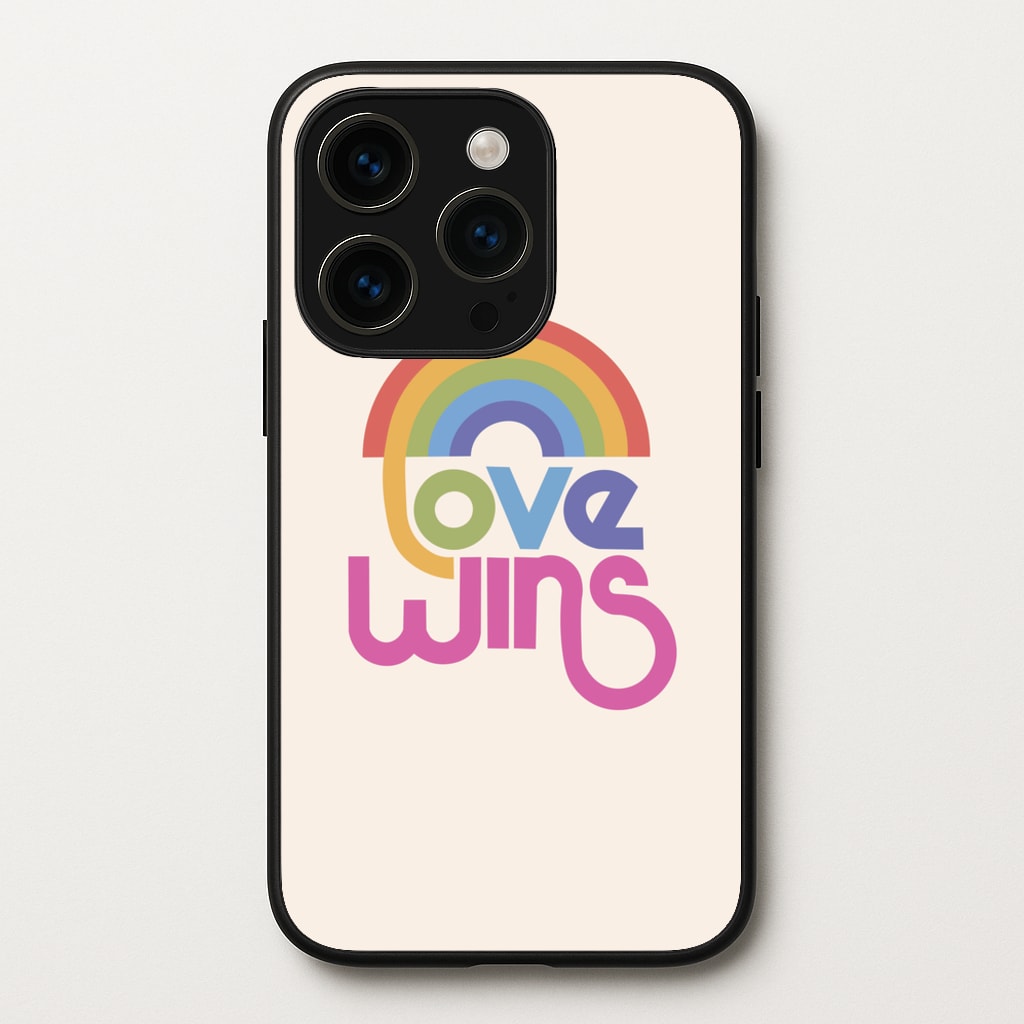 Love Wins - Pride - Pride Phone Case for iPhone 15 Pro Max