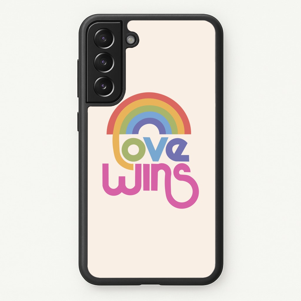 Love Wins - Pride - Pride Phone Case for Galaxy S21