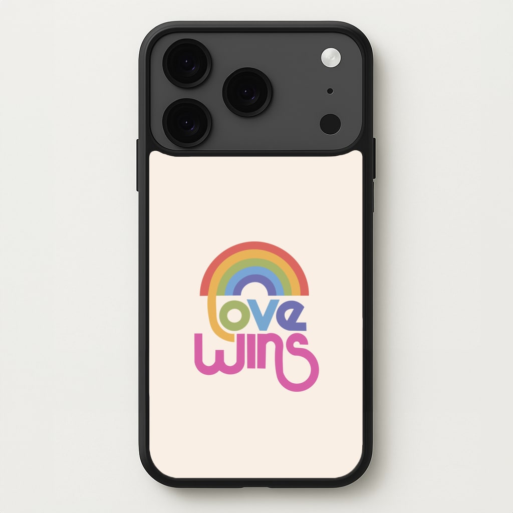 Love Wins - Pride Phone Case for iPhone 17 Pro