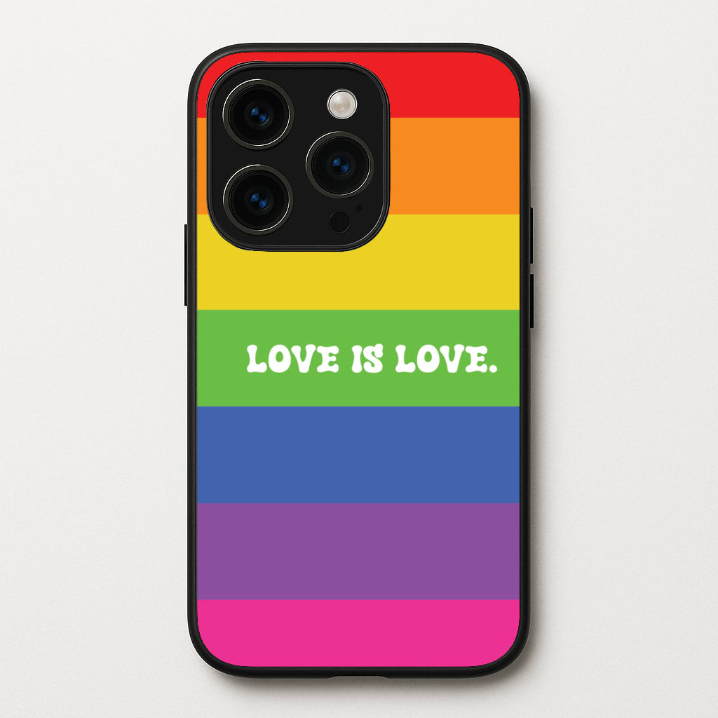Love Is Love - Pride - Pride Phone Case for iPhone 14 Pro