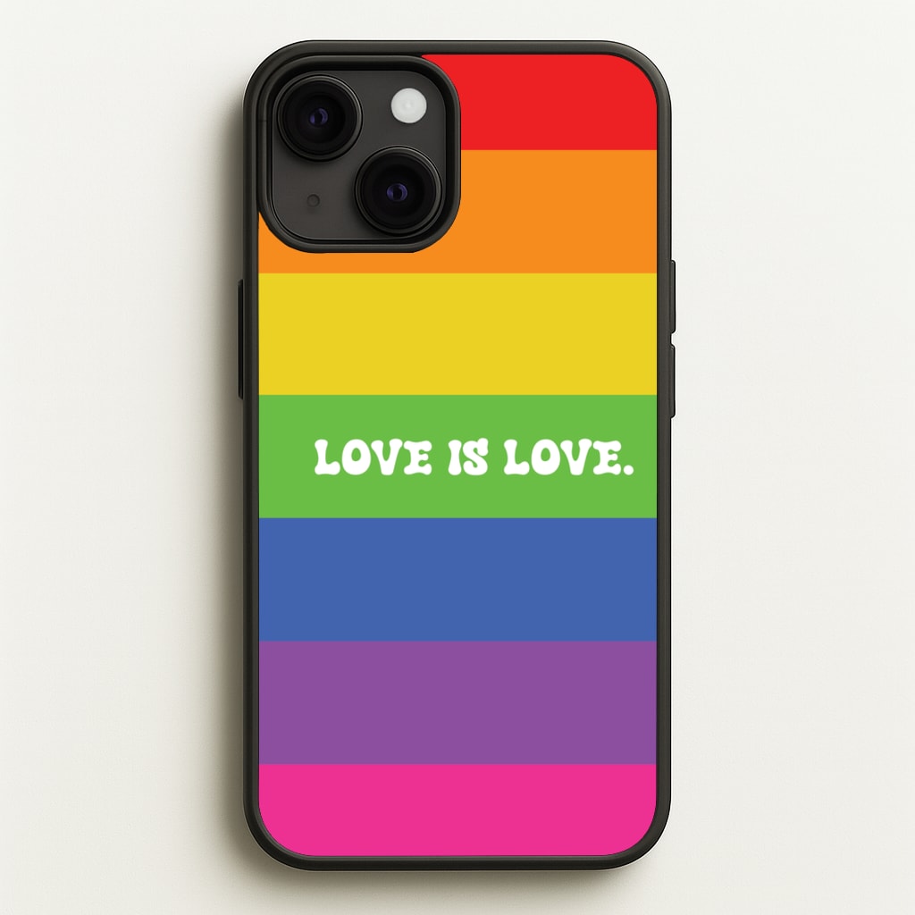 Love Is Love - Pride - Pride Phone Case for iPhone 13 Mini