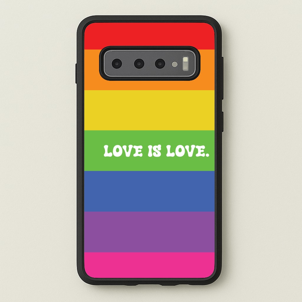 Love Is Love - Pride - Pride Phone Case for Galaxy S10 Plus
