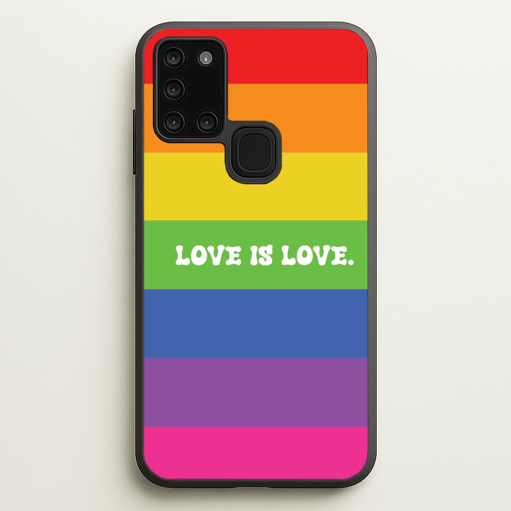 Love Is Love - Pride - Pride Phone Case for Galaxy A21s