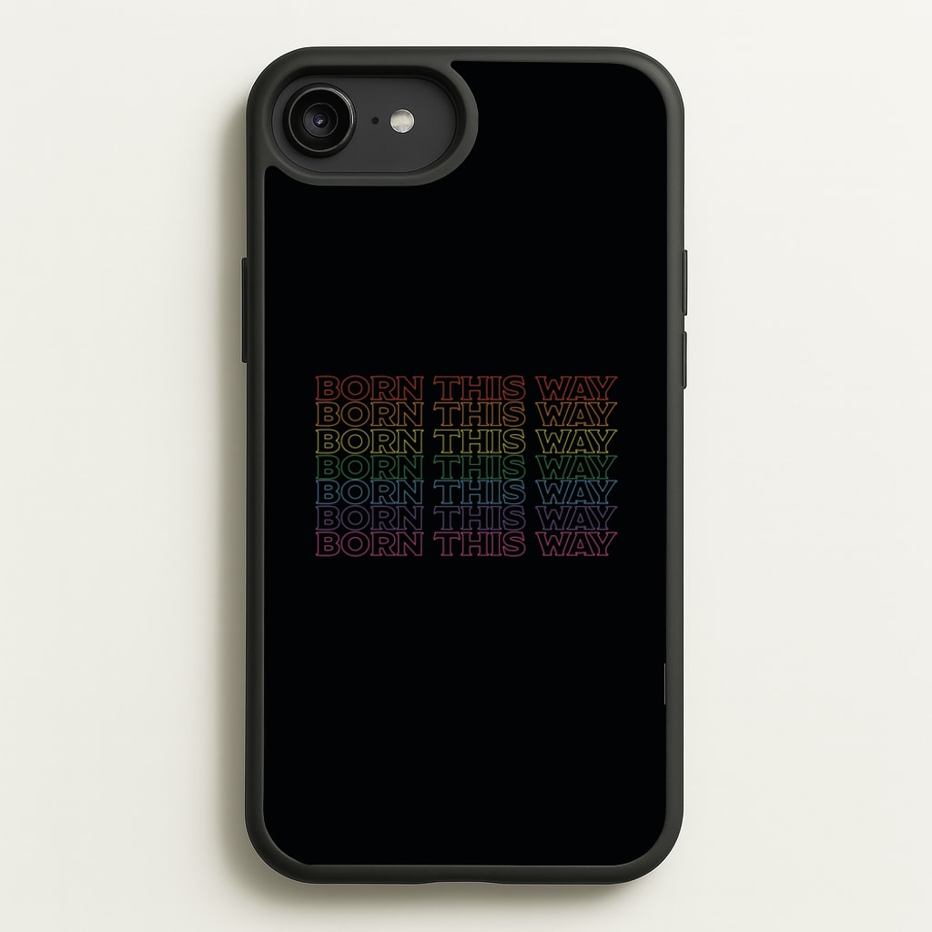 Born This Way - Pride - Pride Phone Case for iPhone 6 Plus / 7 Plus / 8 Plus