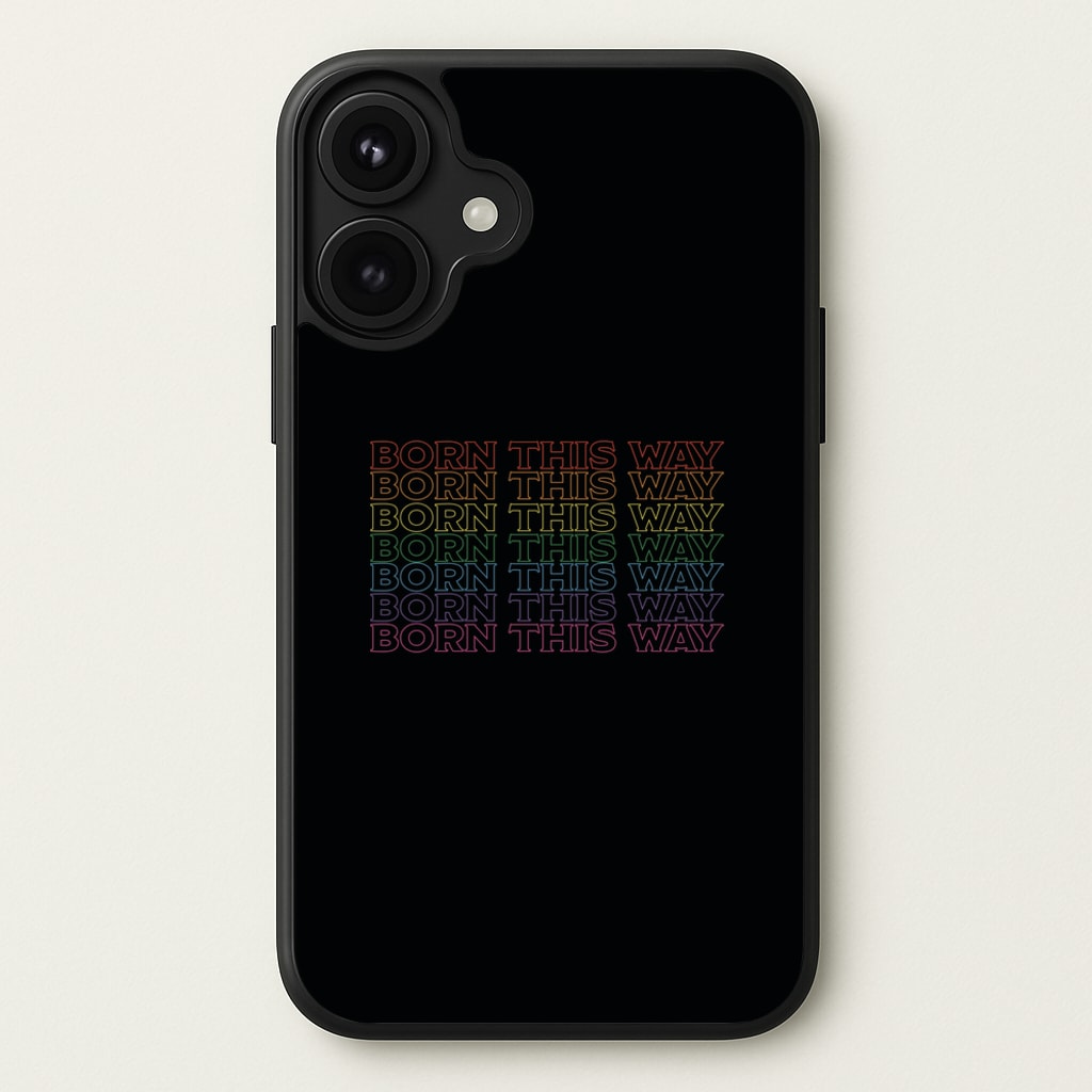 Born This Way - Pride Phone Case for iPhone 17