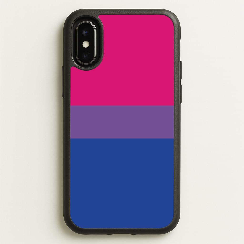 Bisexual Flag - Pride - Pride Phone Case for iPhone X / XS