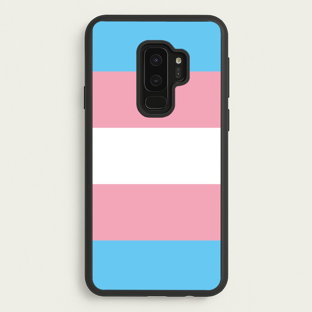 Trans Flag - Pride - Pride Phone Case for Galaxy S9 Plus