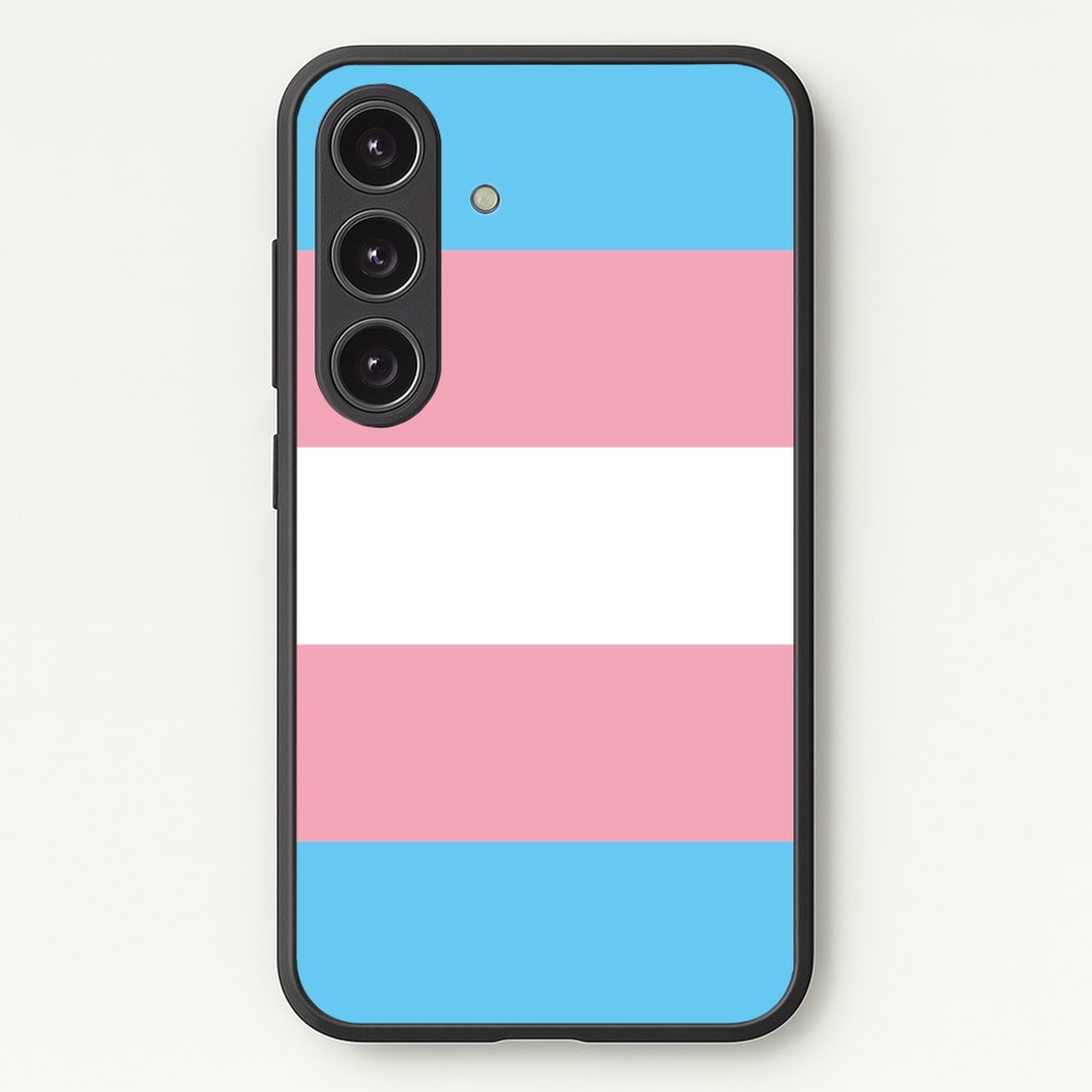 Trans Flag - Pride - Pride Phone Case for Galaxy S25