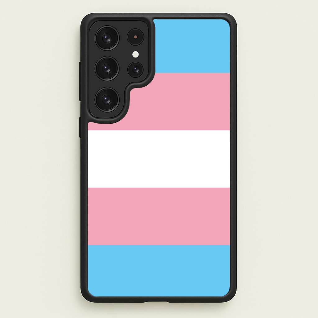 Trans Flag - Pride - Pride Phone Case for Galaxy S22 Ultra