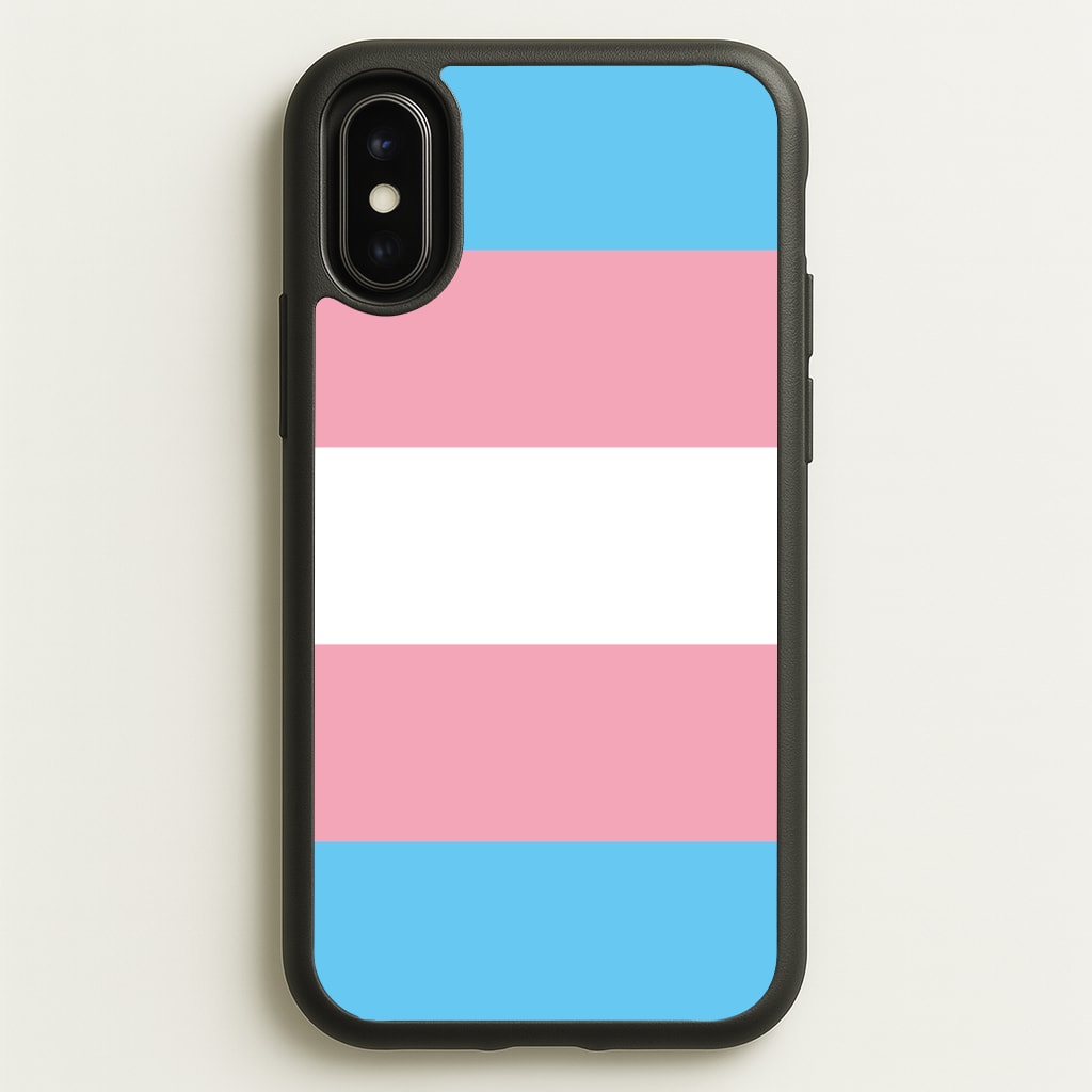 Trans Flag - Pride - Pride Phone Case for iPhone X / XS