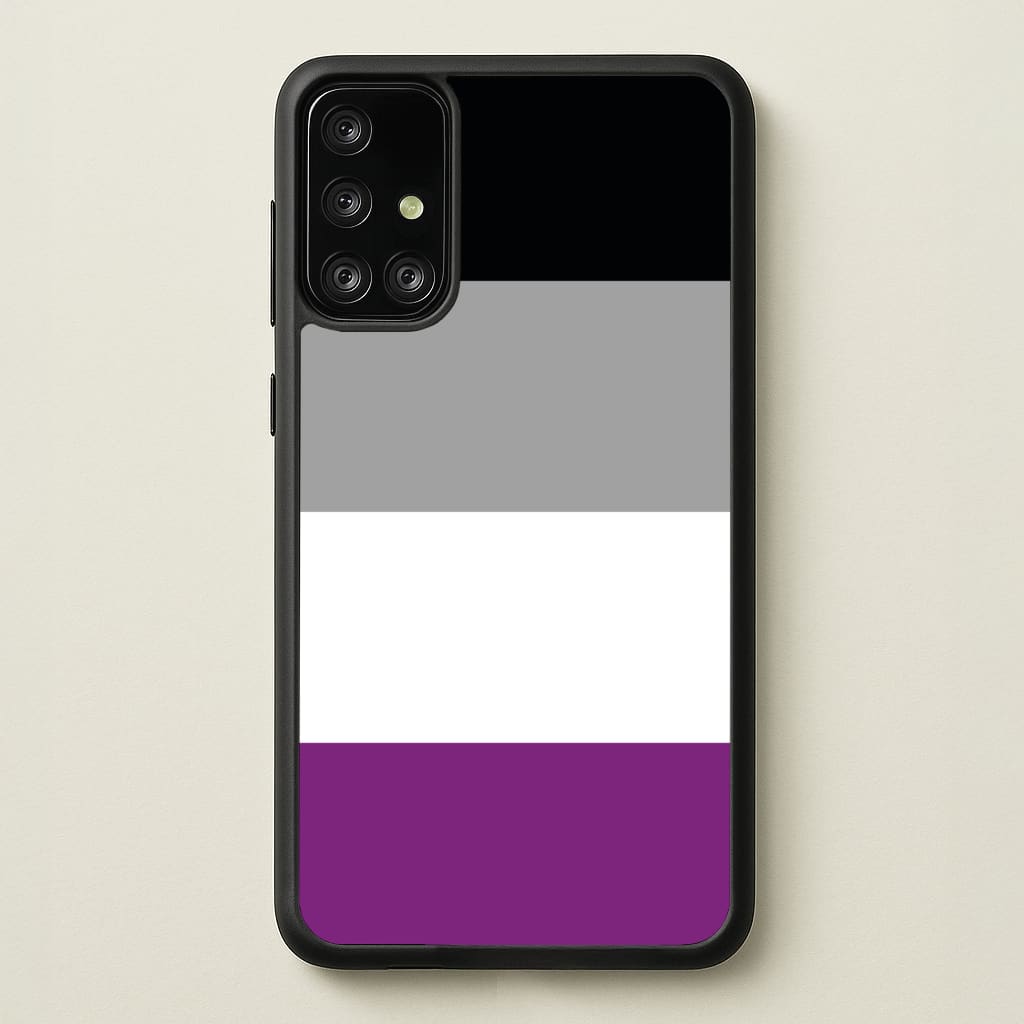 Asexual Flag - Pride - Pride Phone Case for Galaxy A71