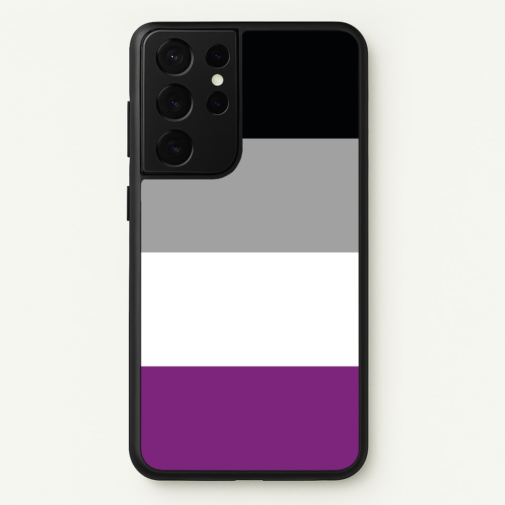 Asexual Flag - Pride - Pride Phone Case for Galaxy S21 Ultra