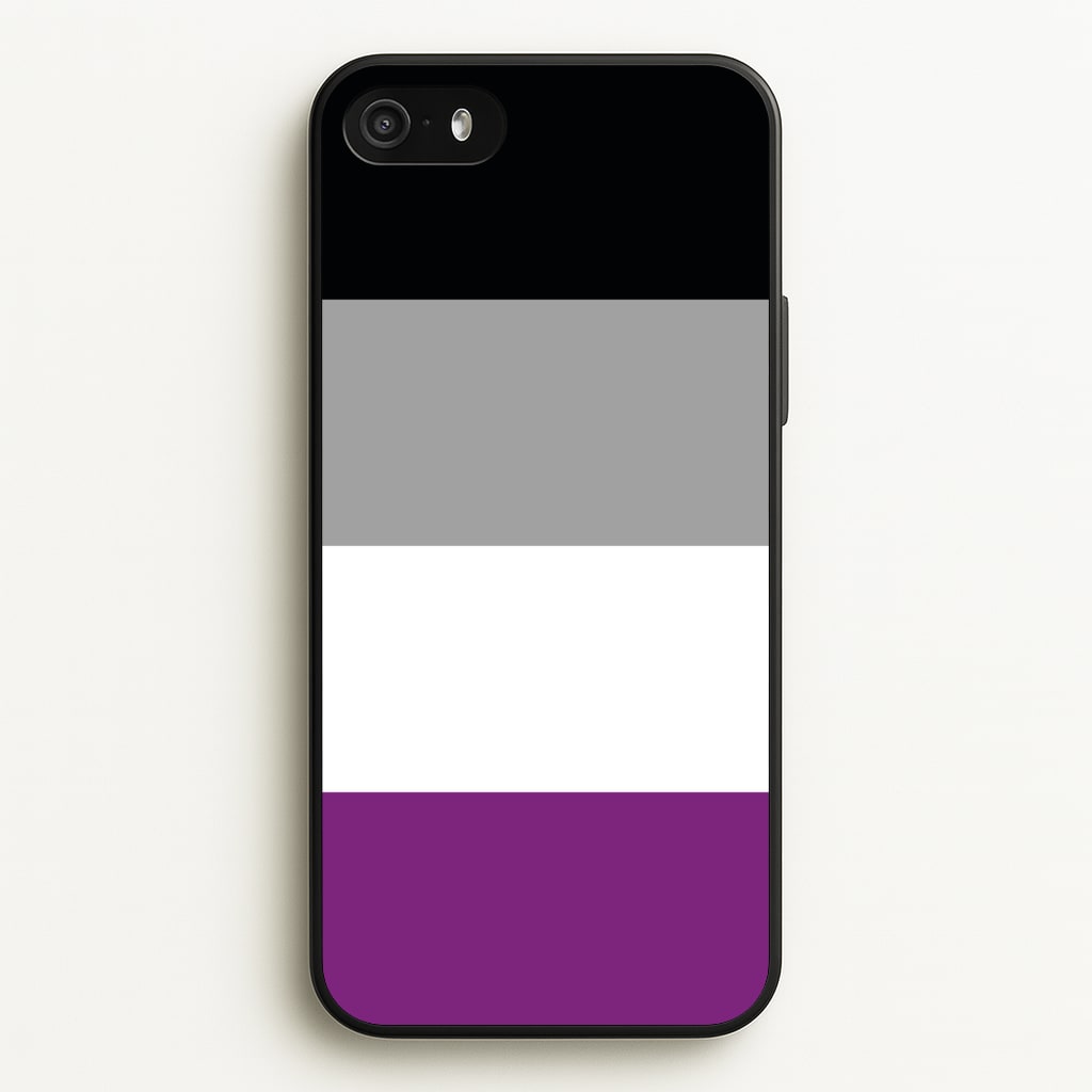 Asexual Flag - Pride - Pride Phone Case for iPhone 5 / 5s / SE 2016