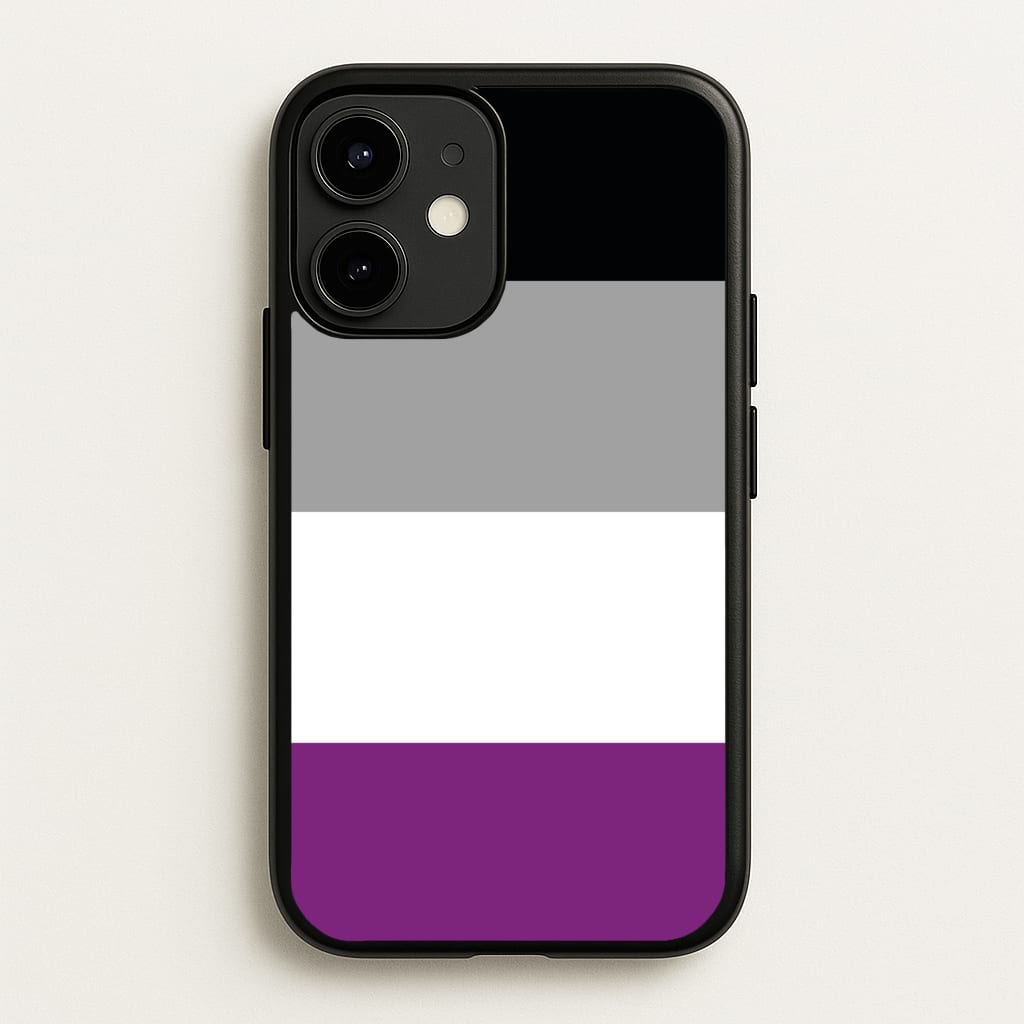 Asexual Flag - Pride - Pride Phone Case for iPhone 12 / 12 Pro