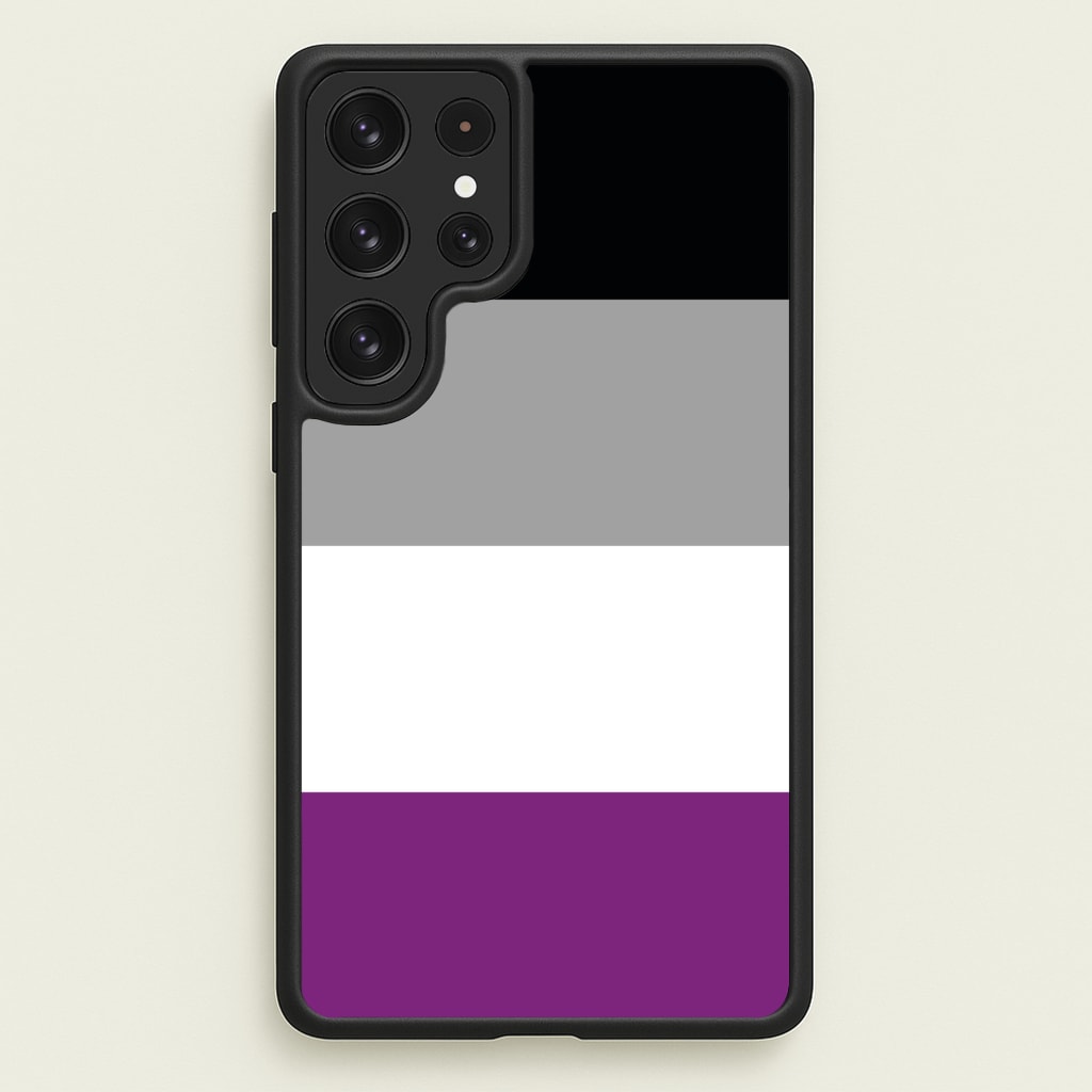 Asexual Flag - Pride - Pride Phone Case for Galaxy S22 Ultra