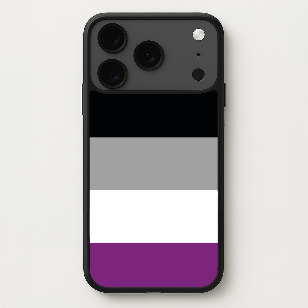 Asexual Flag - Pride Phone Case for iPhone 17 Pro Max