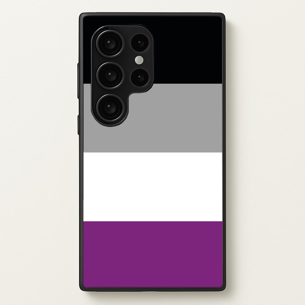 Asexual Flag - Pride - Pride Phone Case for Galaxy S24 Ultra